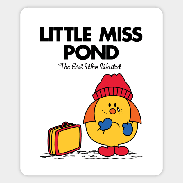 Little Miss Pond Magnet by Mandrie